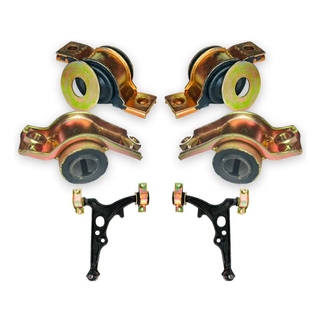 Kit de buchas mancal da bandeja dianteira Fiat Marea Brava Alfa Romeo 145 146 155