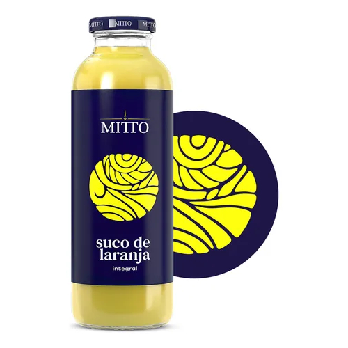 Suco De Laranja Integral Mitto Garrafa Vidro 300ml