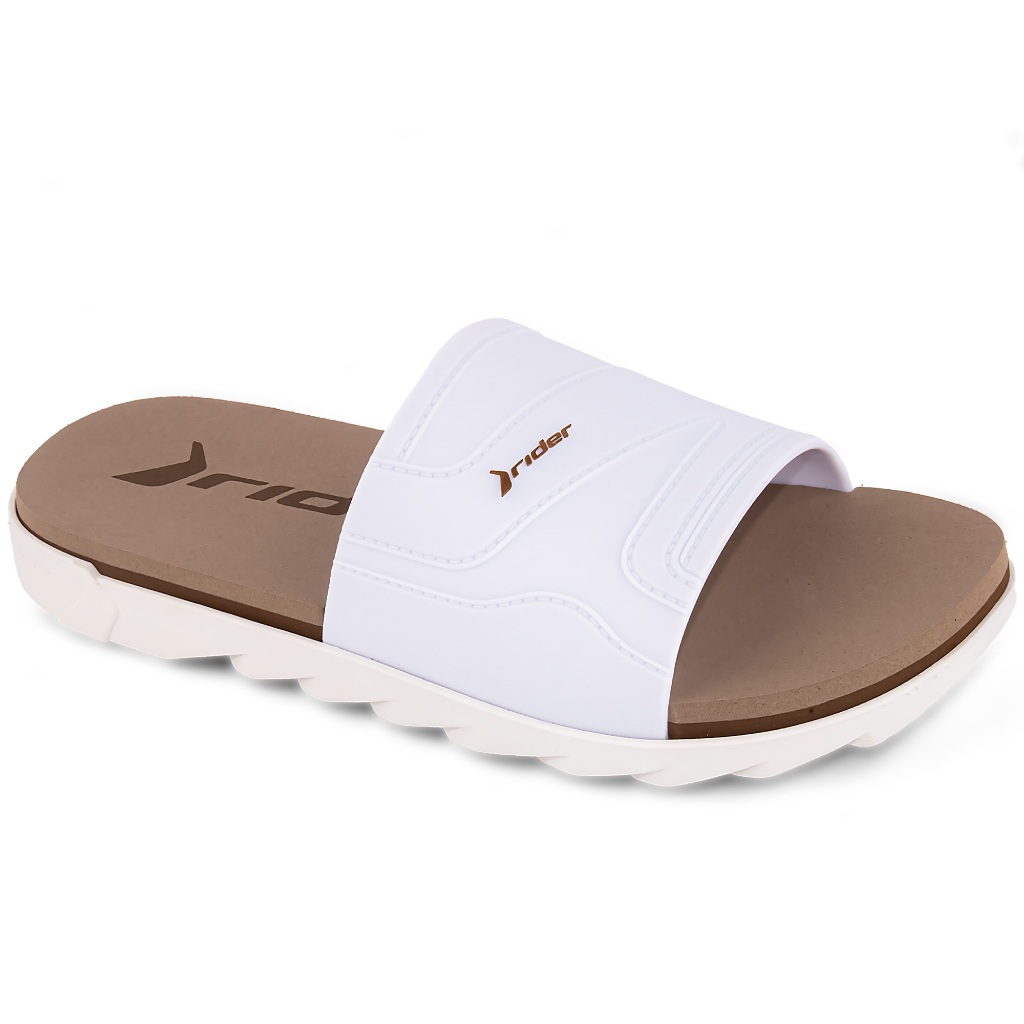 Chinelo Rider Slide Rw Plus Sandália Conforto Original 12441 Bege em Oferta na Shopee