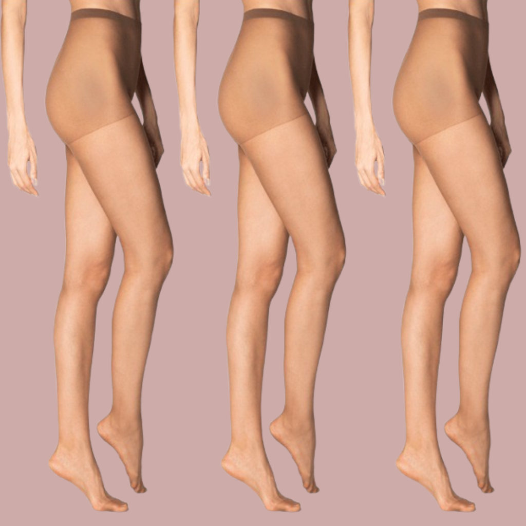 Kit 3 Meia Calça Loba  Clássica Fio 15 Fina 5760-001