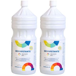 Desinfetante Hospitalar Advanced Med Refil 2 litros-combo 2 unidades