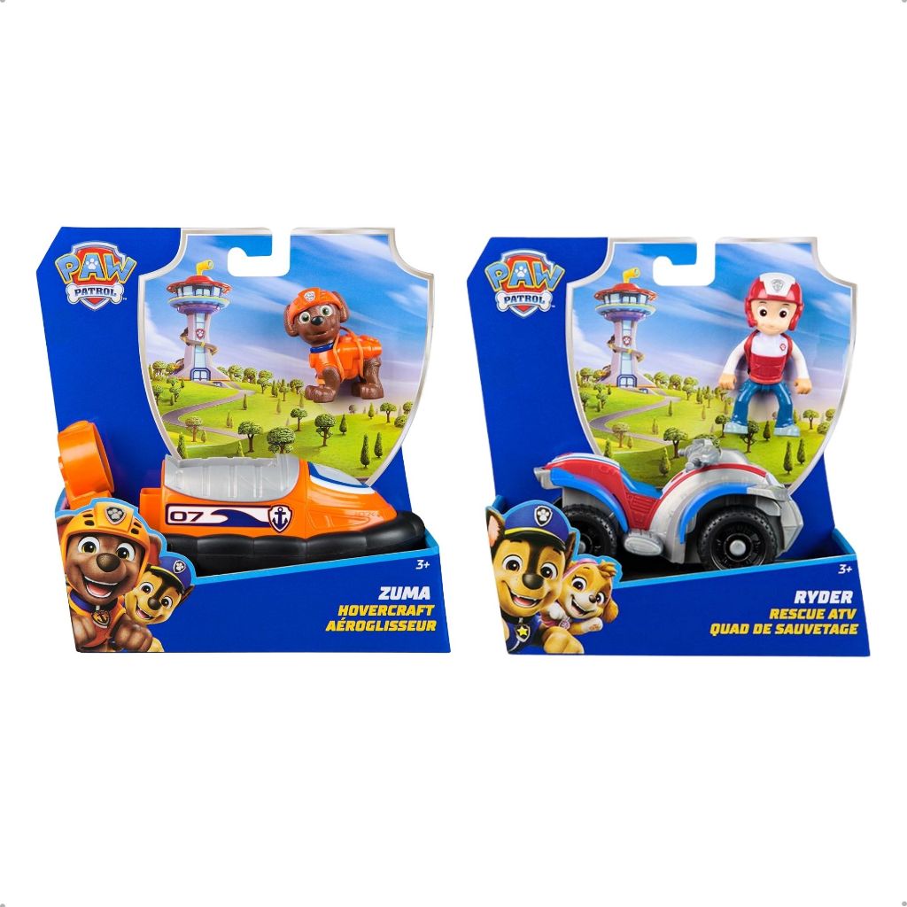 Kit 2 Veículos Patrulha Canina Sunny Bonecos Brinquedo Infantil