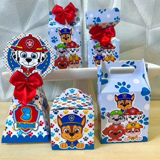 Kit Personalizados Patrulha Canina para Festa Infantil Mimo/ Papelaria/ Caixinhas/ aniversário em Oferta na Shopee
