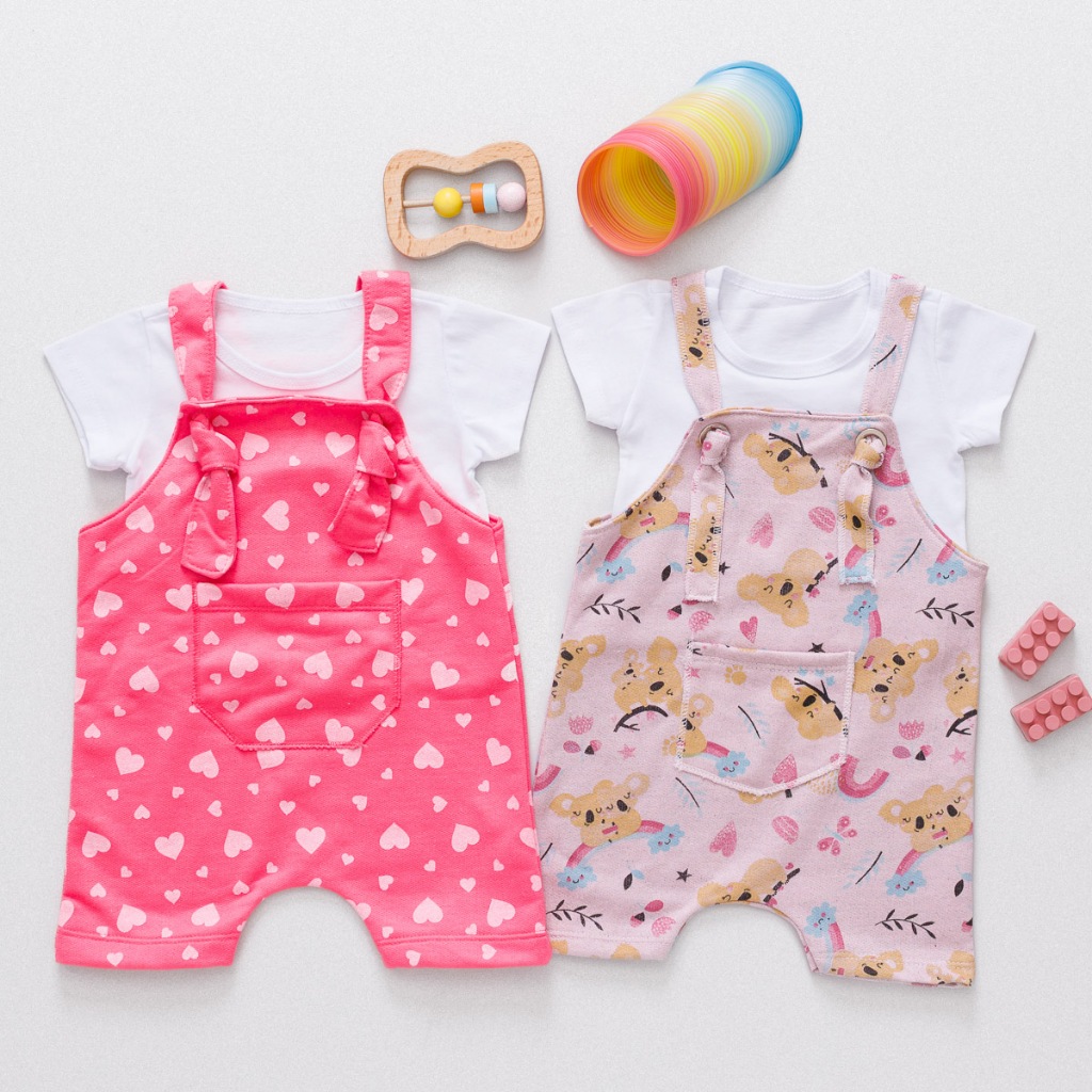 Salopete Jardineira Infantil Bebe Menina em Oferta na Shopee