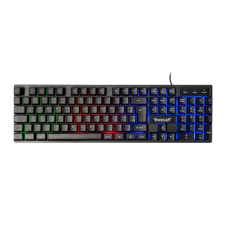 Teclado Gamer TGT M60 A2, Rainbow, ABNT2, Preto, TGT-M60A2-RBW01