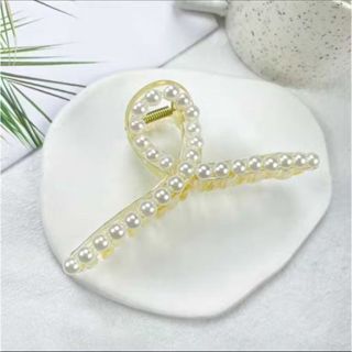 Acessórios cabelo Piranha de Acrílica com Pérolas Grampos Garra de Cabelo em Oferta na Shopee