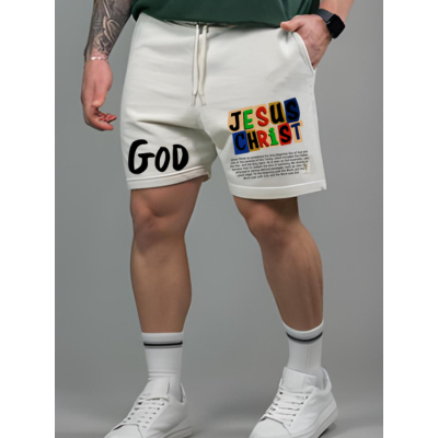 Shorts Pavtros Masculino Casual Letter Versátil Confortável COD 657 em Oferta na Shopee