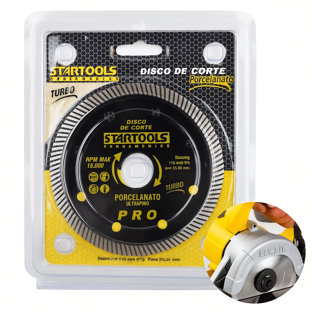 Disco Corte Startools 110mm Ultrafino Porcelanato Cerâmica