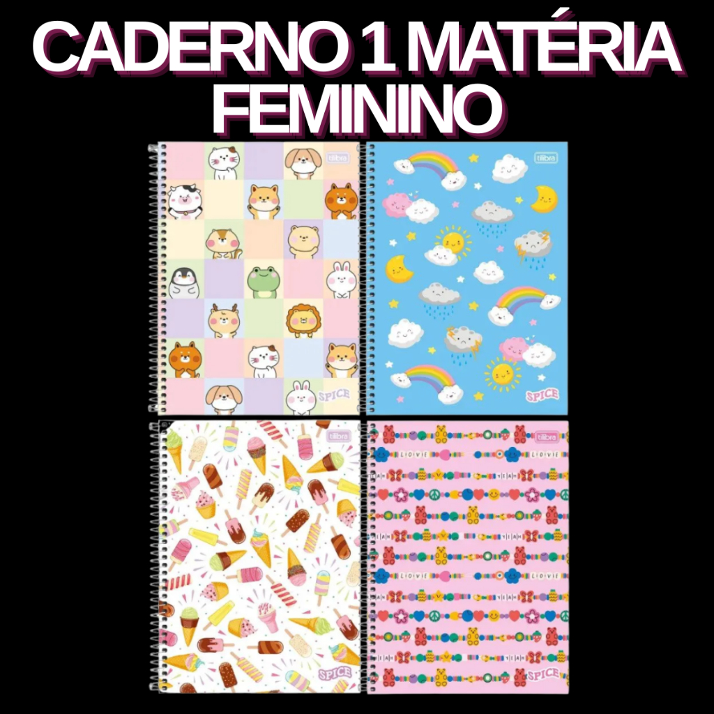 Caderno 1 Matéria Capa Dura Tilibra: Onde Comprar | BuscaProdutos