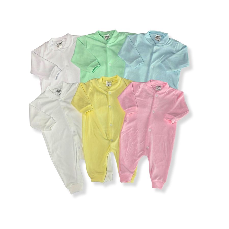 Macacão Para Bebê  Liso Malha Canelada Linha Basic Confortável Roupas Para Bebe em Oferta na Shopee