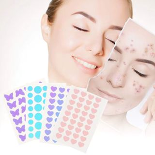 1/6/10 CARTELASA desivos para espinhas, adesivos de acne em formato de estrela fofos e Coloridos para cicatrização de e em Oferta na Shopee