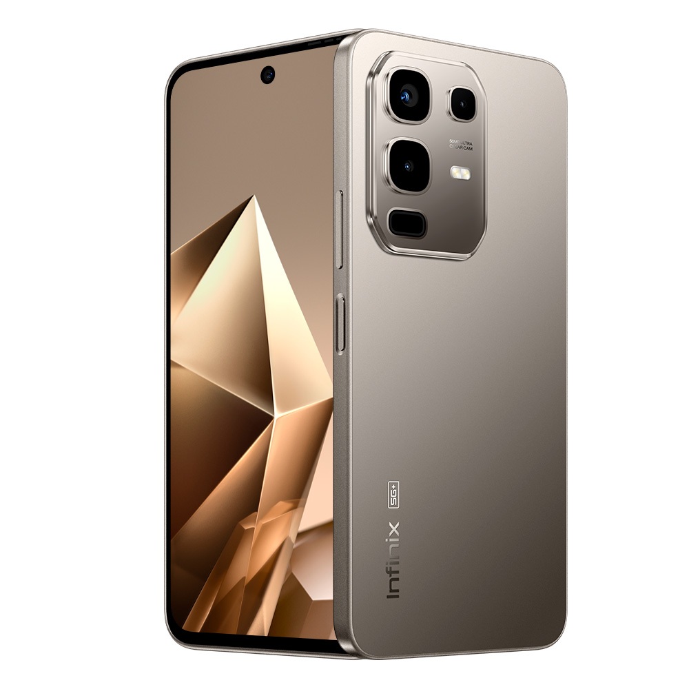 Smartphone Infinix Note 50X 5G 256GB 8+16GB RAM 6,78” Cinza Titânio