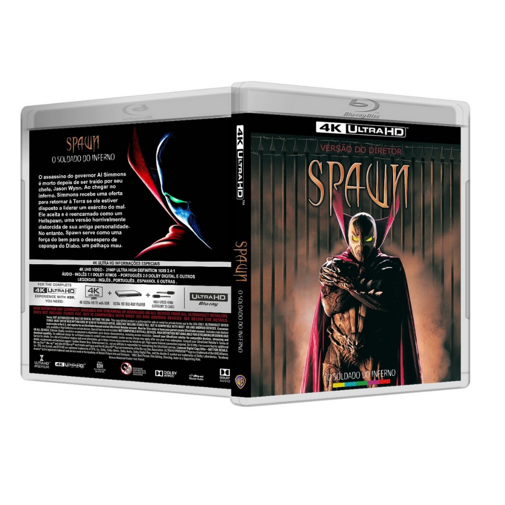Blu-ray 4K: Spawn - O Soldado Do Inferno DUB/LEG [PERSONALIZADO]