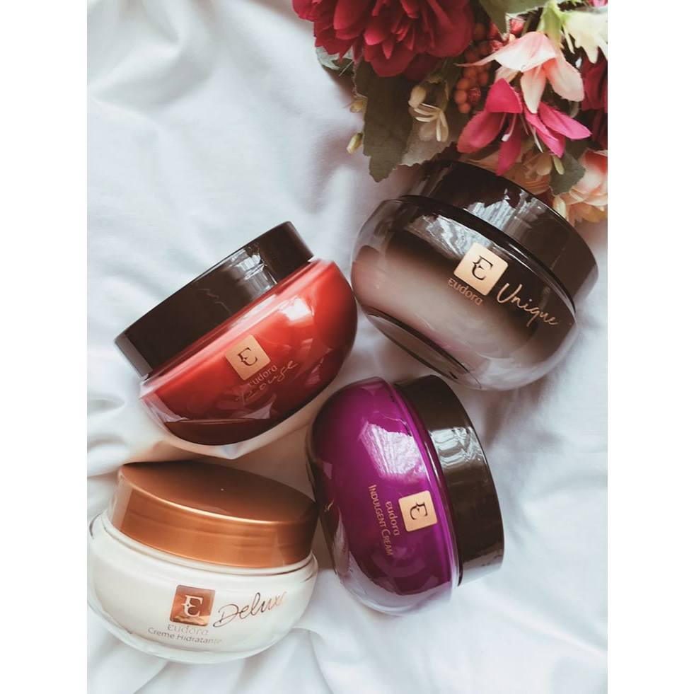 Creme hidratante desodorante Corporal Eudora - Rouge, Rosé, Indulgent Cream,  Noir, Golden 250g