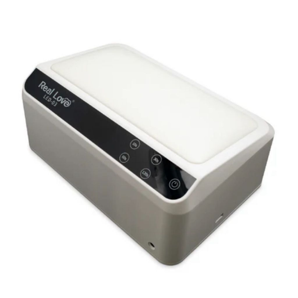 CABINE LED/UV para unhas com apoio de mao REAL LOVE em Oferta na Shopee