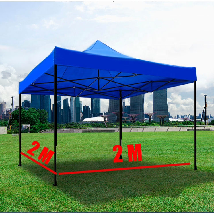 Tenda Sanfonada 2x2 articulada retrátil dobrável camping praia feira jardim eventos Pesca