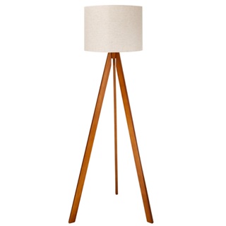 Abajur De Chão Tripé 1,50cm Completo Com Cúpula E Fiação Luminária De Piso em Oferta na Shopee