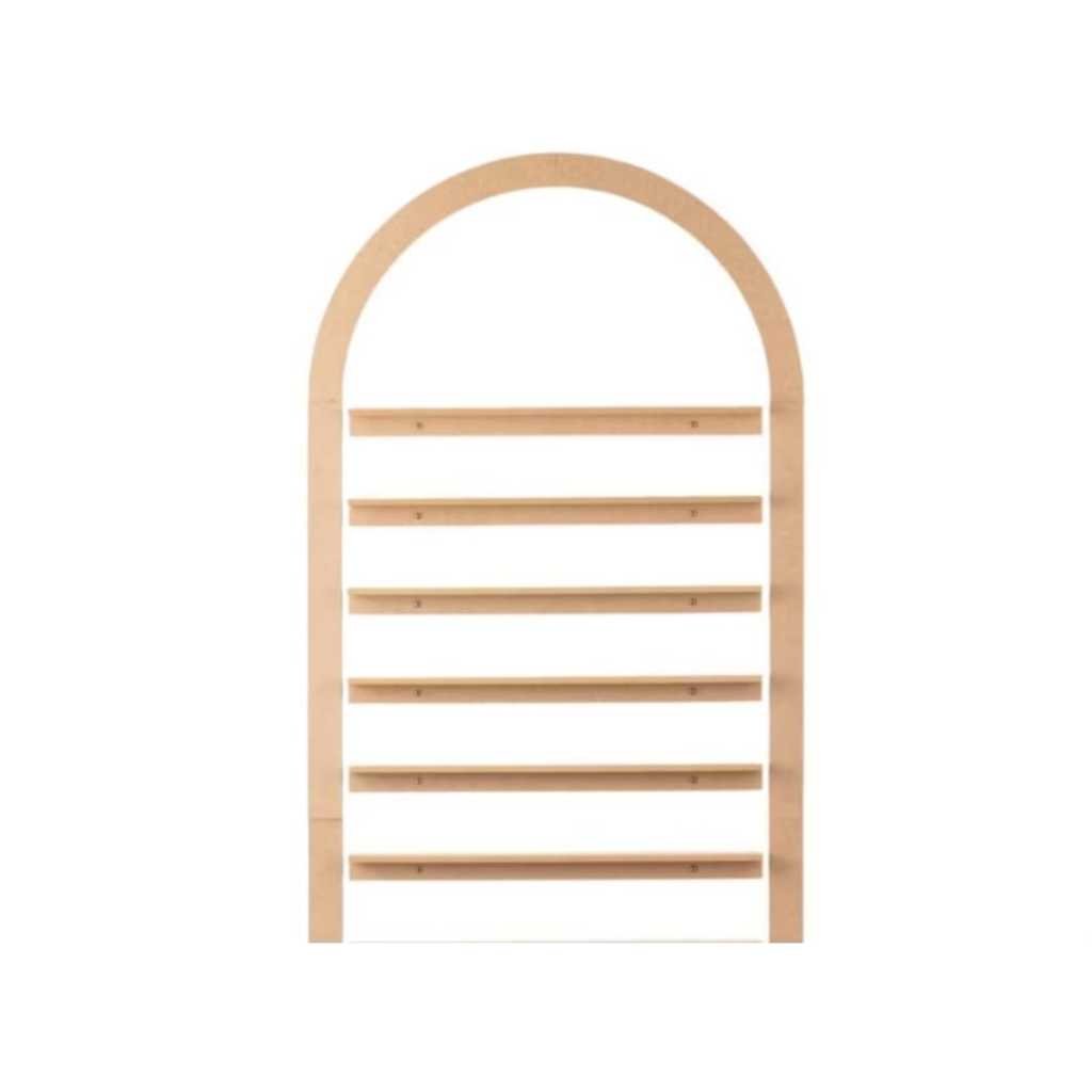arco porta esmalte de parede com 6 prateleira. expositor em Oferta na Shopee