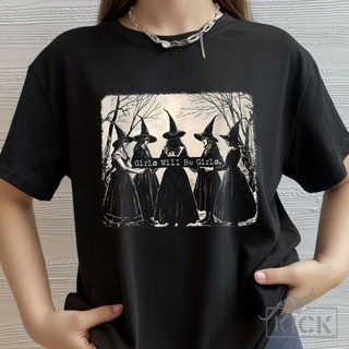 Camisa Camiseta Unissex Girls Will Be Girls Bruxas
