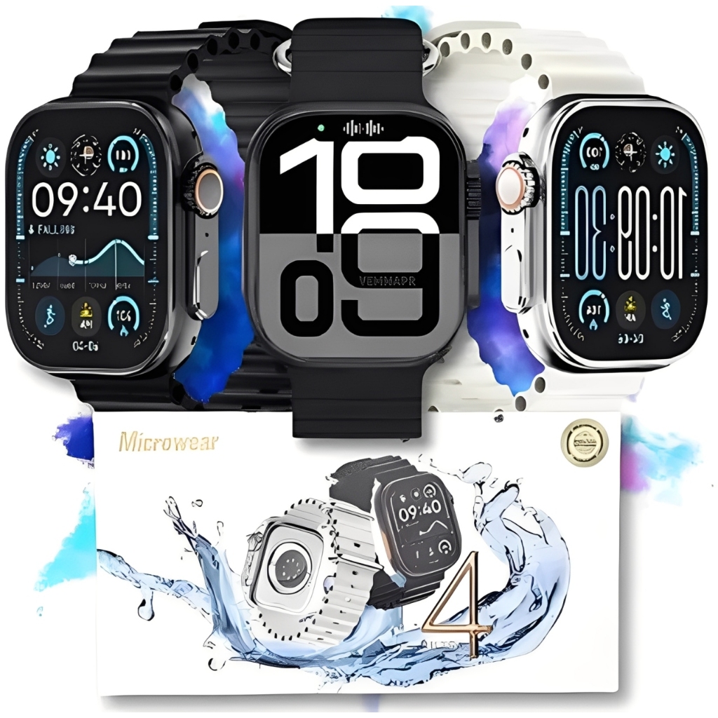 Smartwatch U4 Ultra Prova Dagua Série 10 Lancamento 2025 Original Microwear