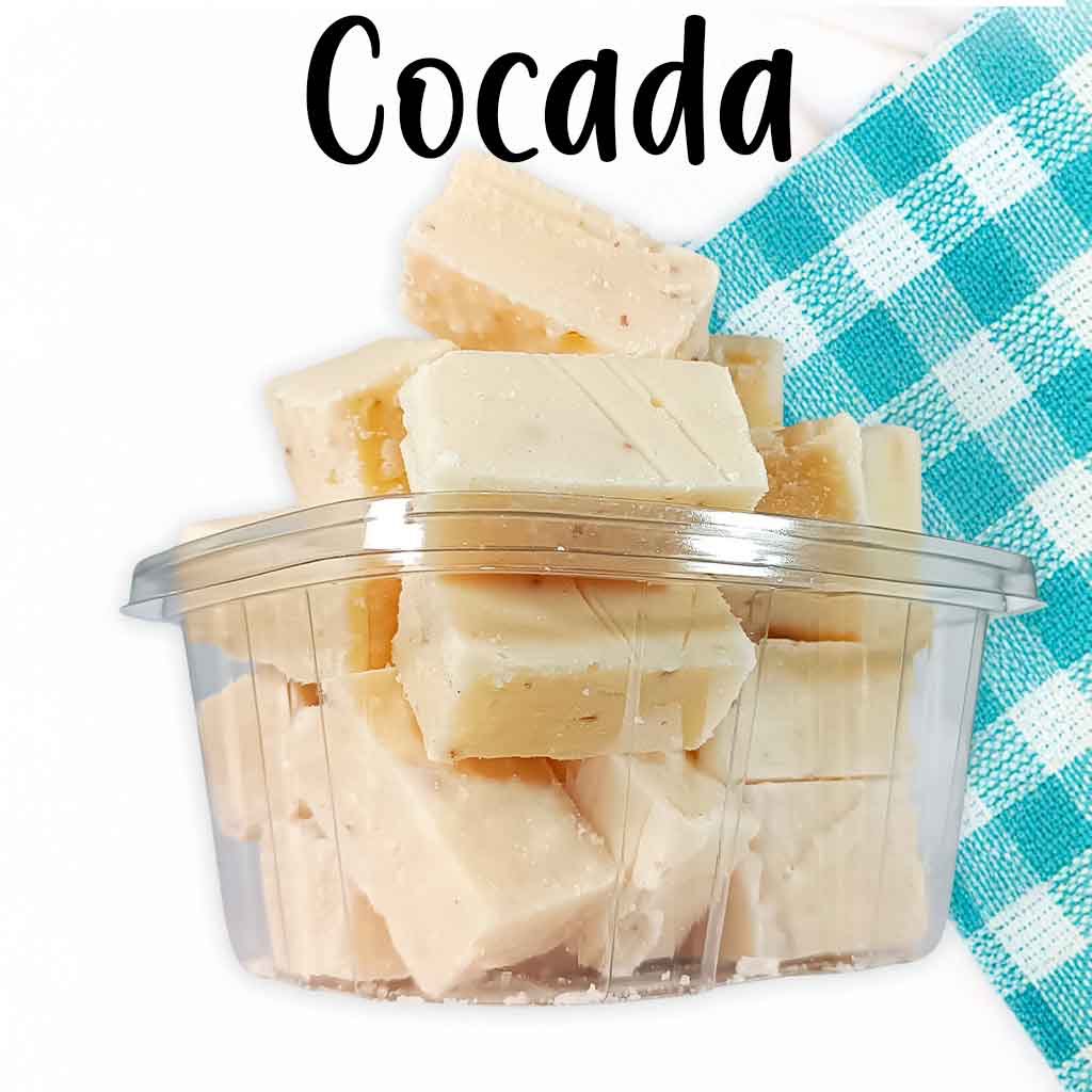Cocada Branca  - Muito Saborosa - Pote 300g - Doces del Campo - Gostinho do Campo da Cidade.