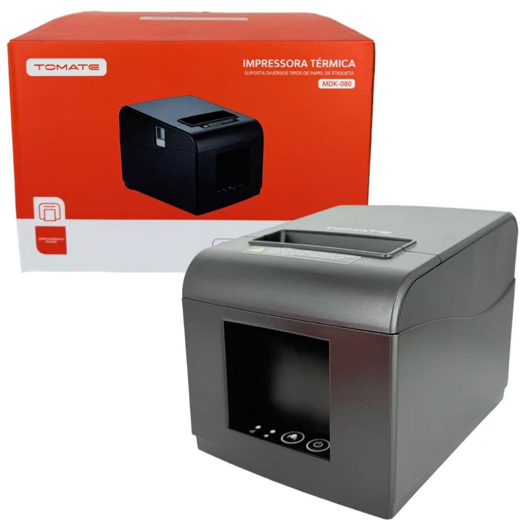 Impressora Térmica De Recibos Cupom Nao Fiscal Com Corte Automático 80mm - Usb E Lan 203 Dpi MDK-080