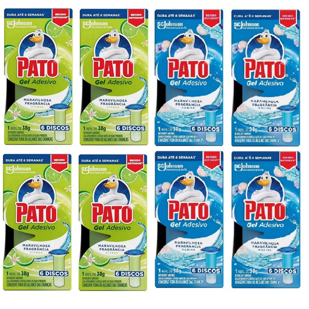 Kit Gel Adesivo Sanitário Pato 38g - Escolha seu Kit