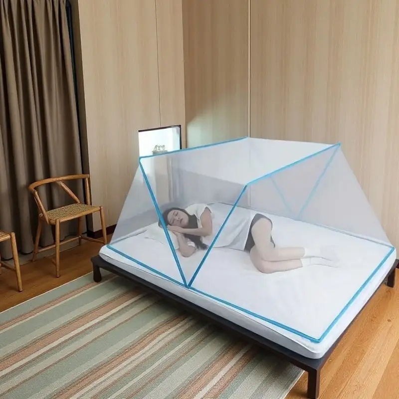 Mosquiteiro Portátil Rede Anti-Mosquito Retratil Te Proteje Contra Mosquitos e Insetos a Noite em Oferta na Shopee