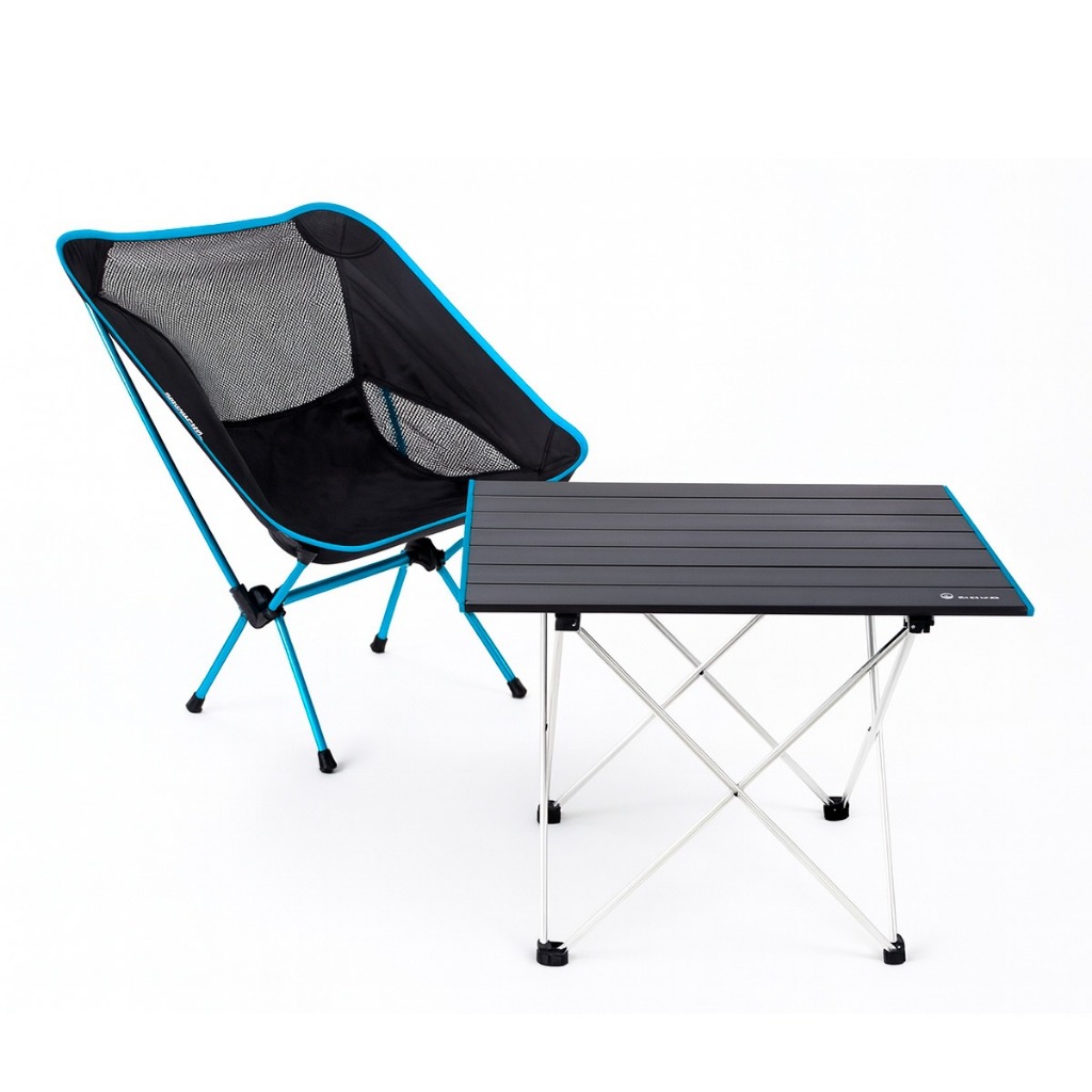 Kit Camping Bask Cadeira Sunset Mesa Dobrável Portáteis Ultraleves Compactos Resistentes Portáteis em Oferta na Shopee