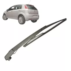 Braço Traseiro COM Palheta Fiat Punto 2008 a 2014 - limpador traseiro completo