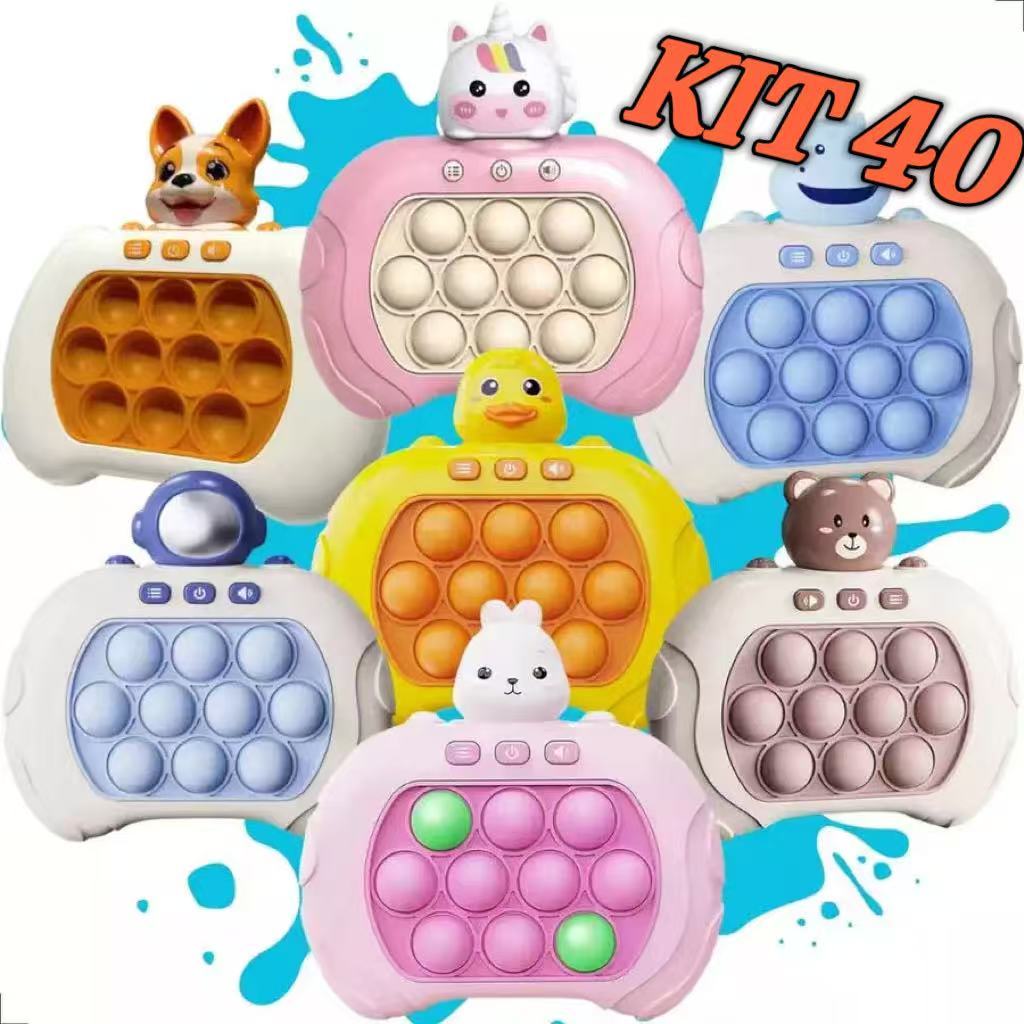 KIT 10/20/30/40 Fast Push Game POP IT Giro Brinquedo Game Anti Stress Ansiedade presente de festa em Oferta na Shopee