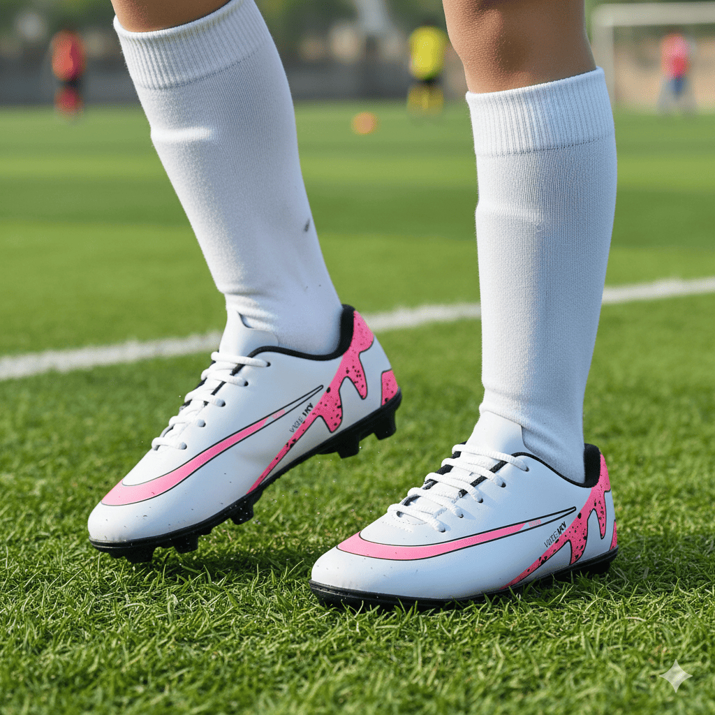 Chuteira Infantil Society Unissex Confortável Leve Para Futebol Campo Sintético