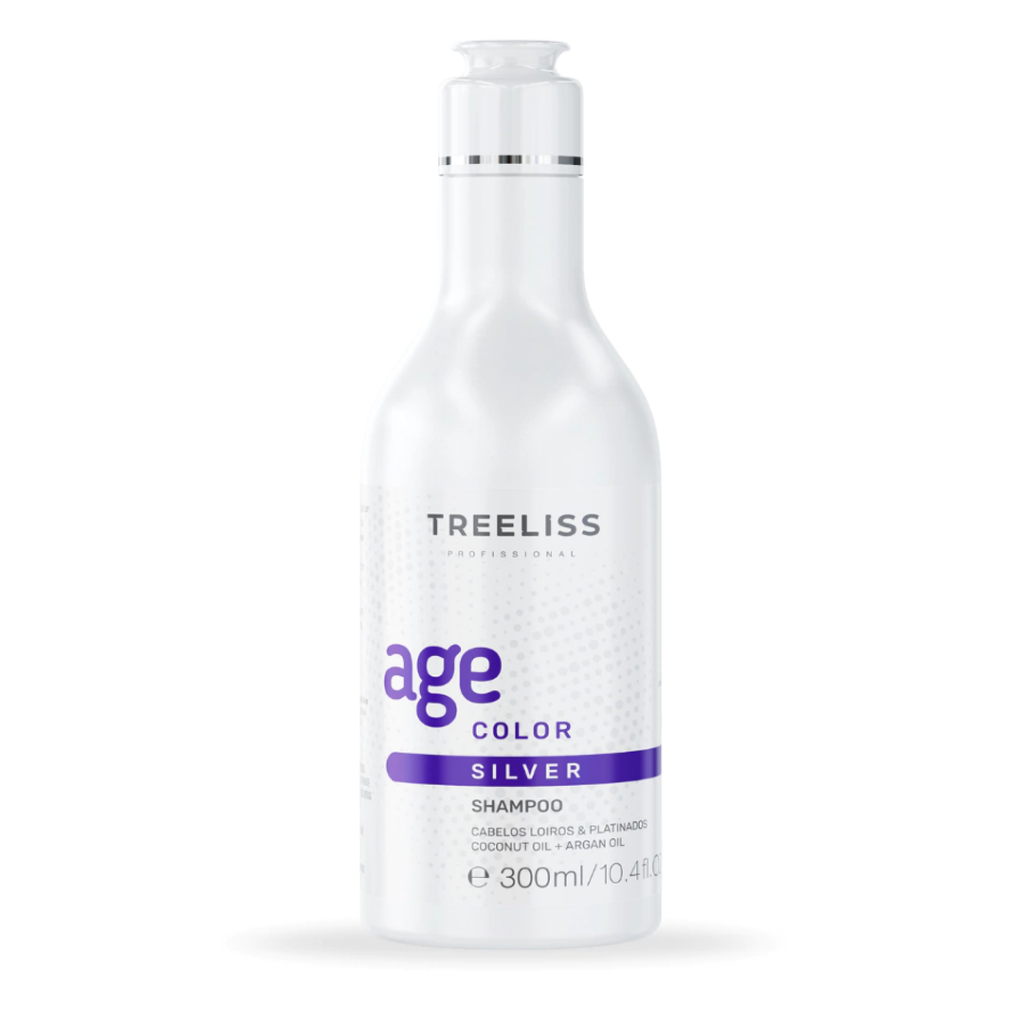 Shampoo Matizador/Desamarelador para Loiros Silver Age Color 300ml Tree Liss