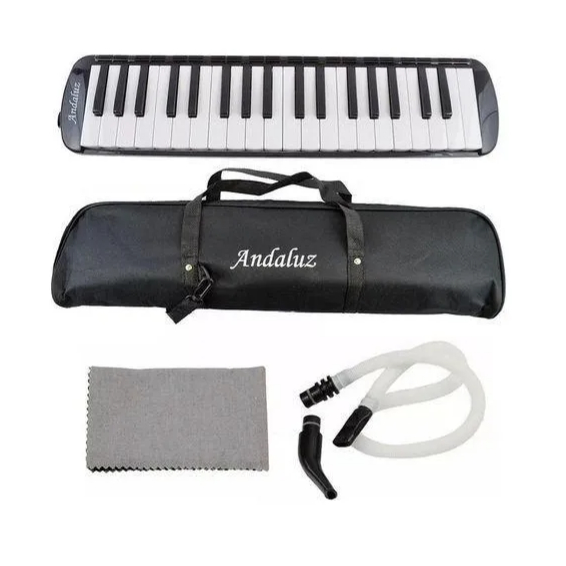 Escaleta Andaluz Preto 32 Teclas C/ Bag