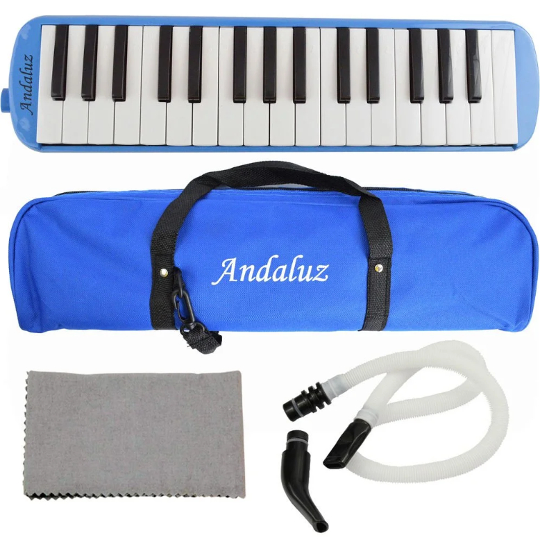 Escaleta Andaluz Azul 32 Teclas C/ Bag Azul