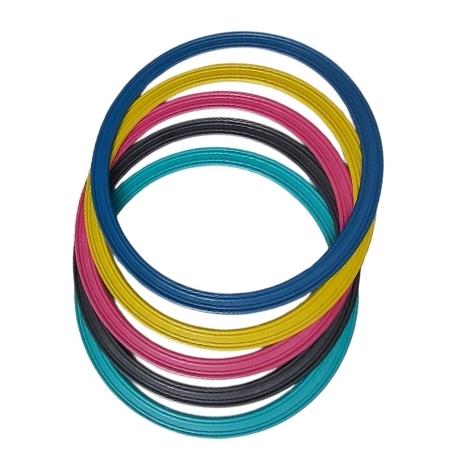 ARGOLAS DE AGILIDADE ARO KIT 15 PEÇAS-TREINO CIRCUITO FUNCIONAL