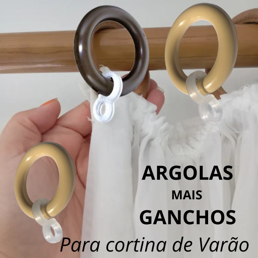 Argola para Varão de Cortina: Onde Comprar | BuscaProdutos