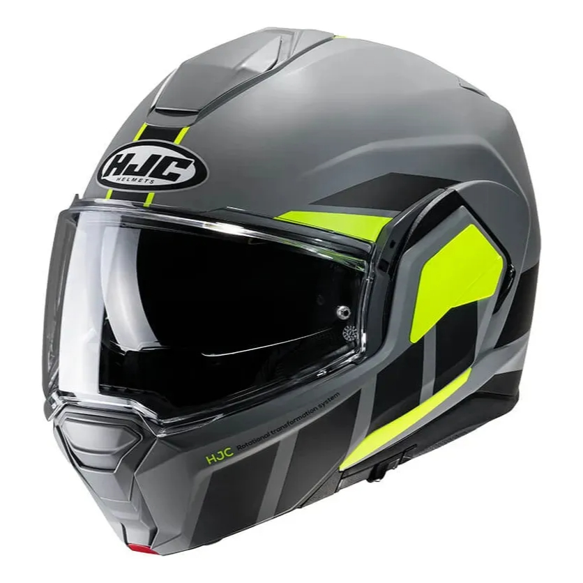 Capacete Moto HJC i100 180° Graus Articulado Escamoteavel Big Trail Premium