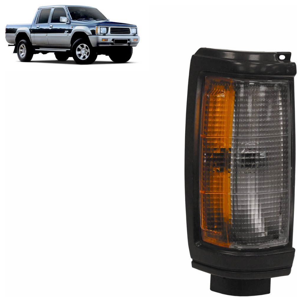 Pisca Seta Dianteira L200 1992 1993 1994 1995 1996 1997 1998 1999 2000 2001 2002 2003 Moldura Preta em Oferta na Shopee