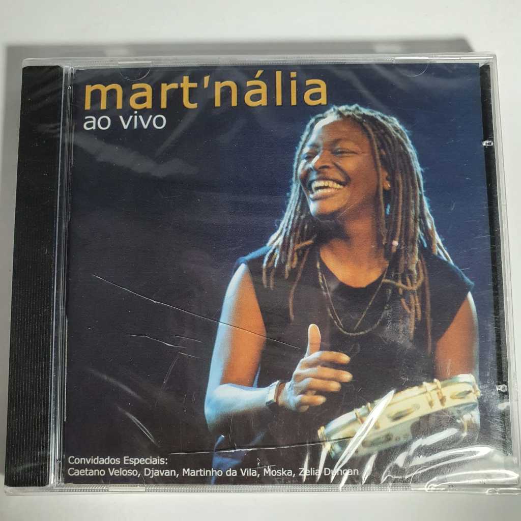 CD Mart’nália Ao Vivo – Samba – MPB – Show Histórico – Música Brasileira – Original Lacrado