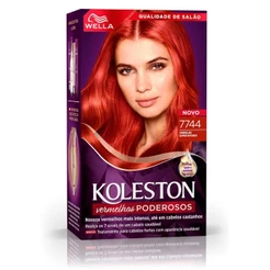Tinta De Cabelo Koleston Vermelho Super Intenso 7744