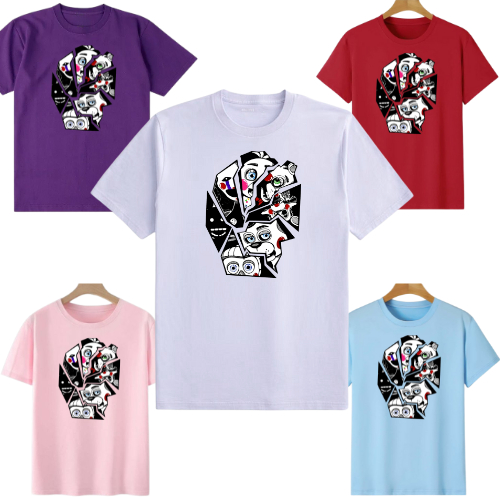 Camiseta Camisa Estampada Jogo FNAF Five Nights At Freddy Infantil Adulto Plus Size G1 G2 G3 G4 G5