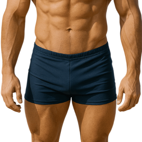 Sunga Boxer Lisa Forrada com Cordão de Regulagem Masculina Adulto Moda Praia FPS 50 em Oferta na Shopee