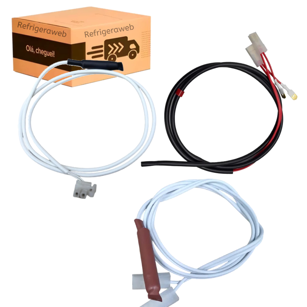 Kit Resistência Sensor Fusível Geladeira Continental 220v -Compativel