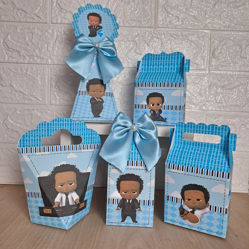 Personalizados O Poderoso Chefinho (PEGUE E MONTE) - Kit Festa - Lembrancinha - Aniversario - Caixinhas Personalizadas