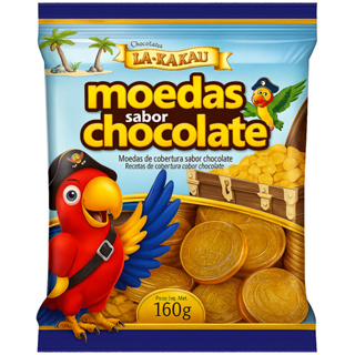 Moeda De Chocolate Pc 160G - Ki-Kakau em Oferta na Shopee