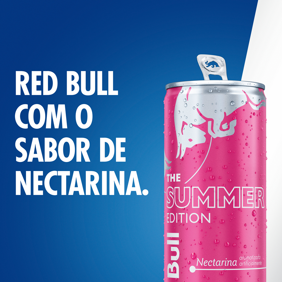 Detalhes do Pack de 24 latas Red Bull Energético, Summer Edition, Nectarina, 250ml