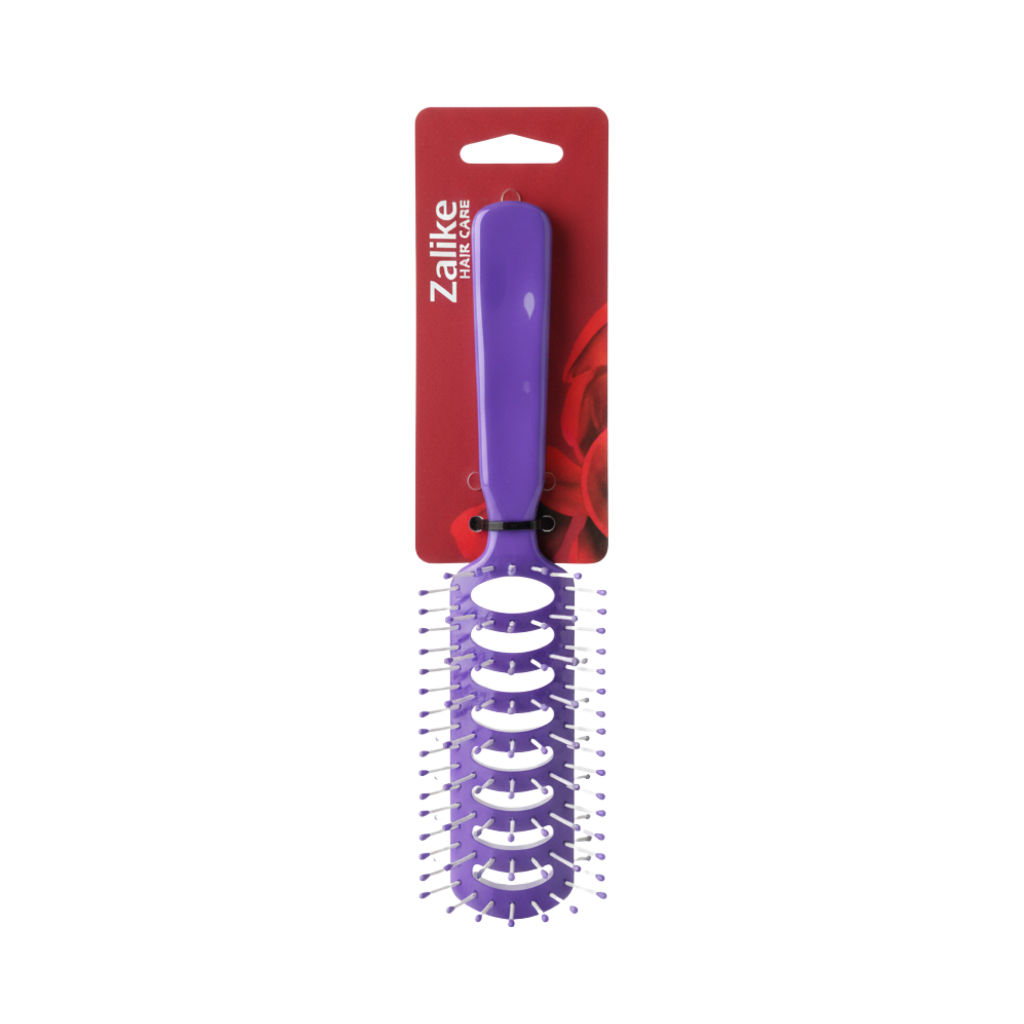 Escova de Cabelo Zalike Jacaré | Escova Desembaraçante Plástica com Cerdas de Nylon - Todos os Fios