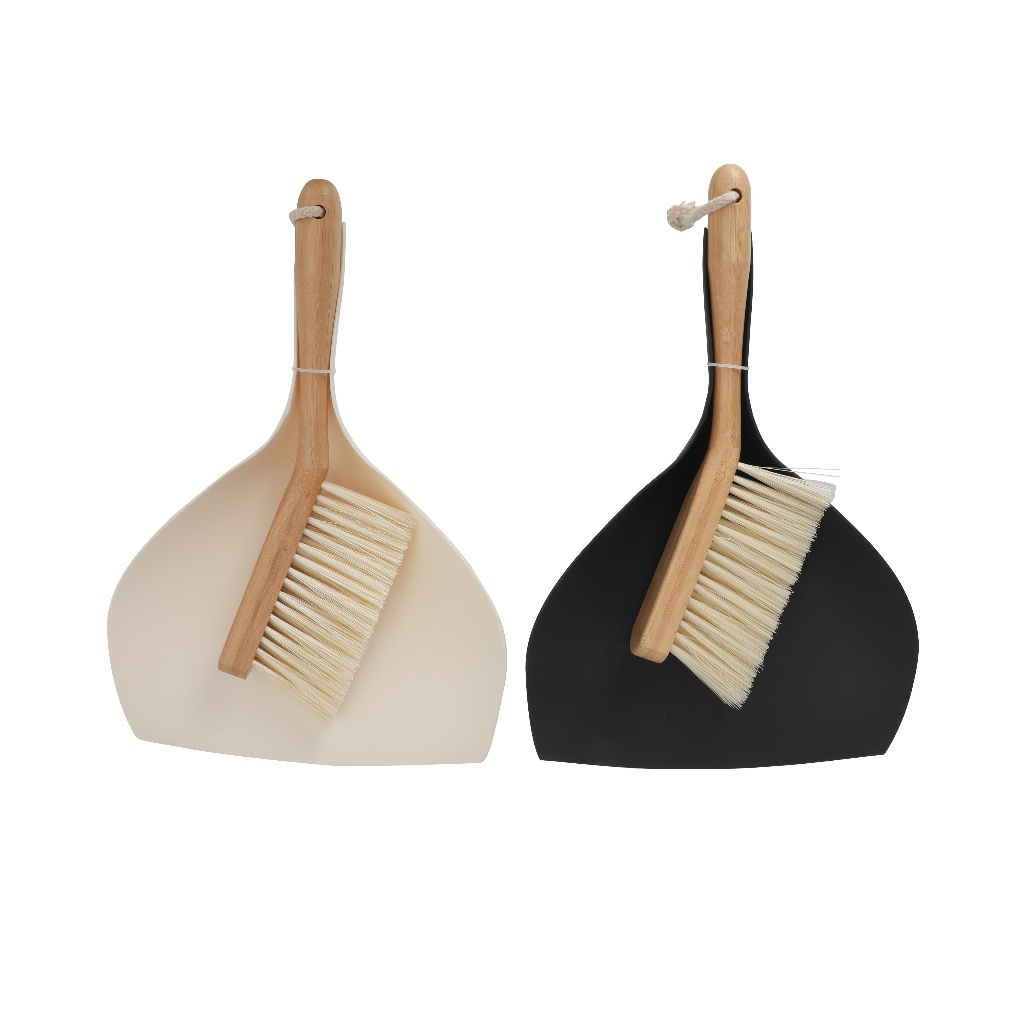 Kit Escova de Bambu e Pá de Plástico 2 Peças Sustentável Oikos em Oferta na Shopee