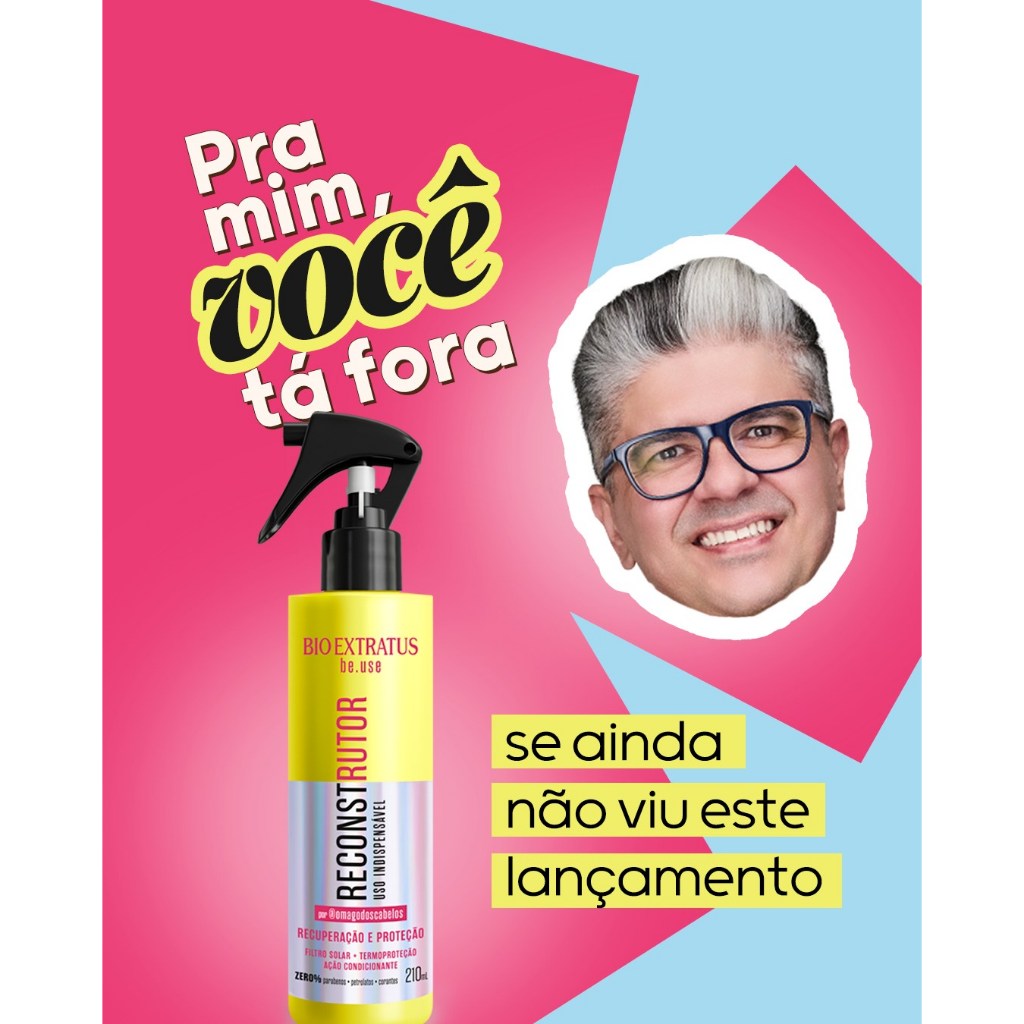 Lançamento Reconstrutor Uso Indispensável be.use 210mL em Oferta na Shopee